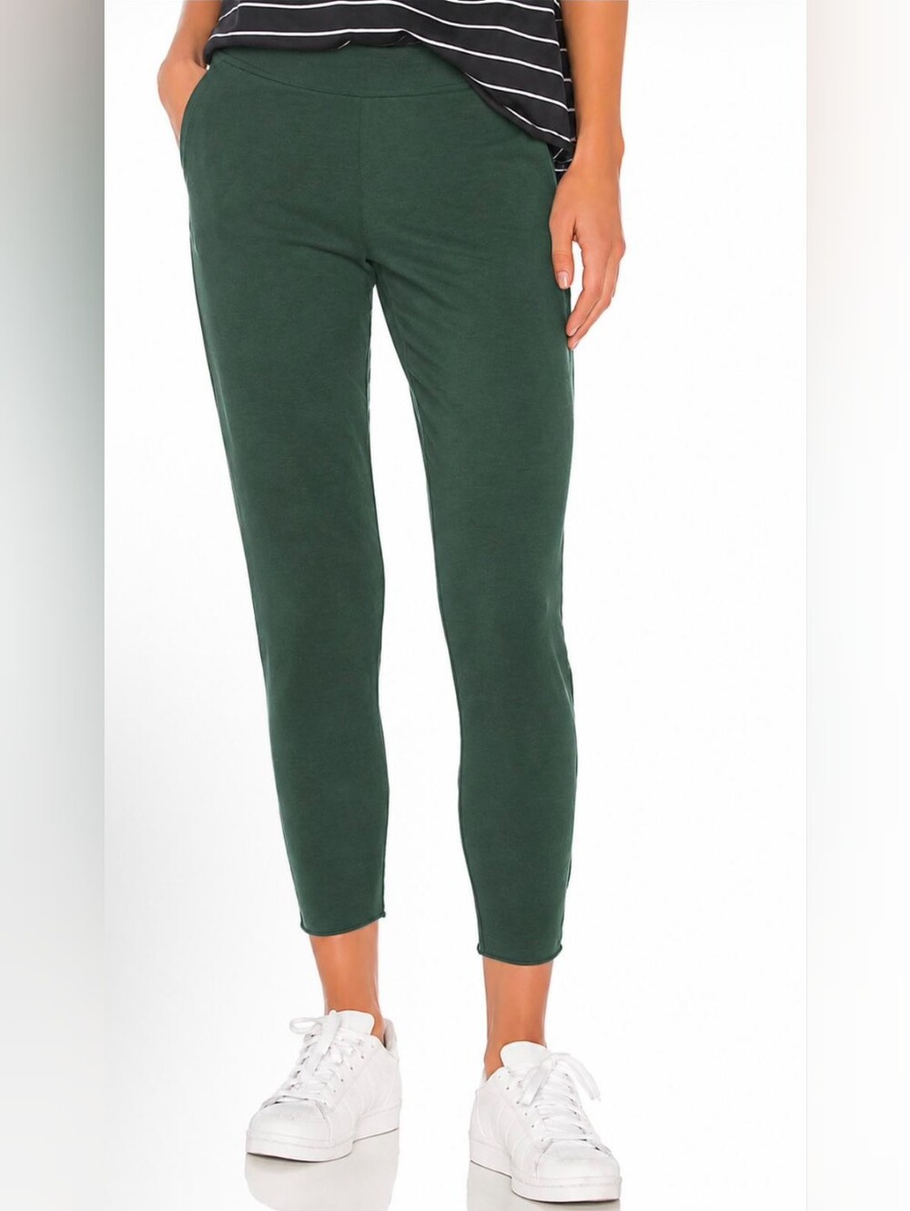 NWOT Frank&Eileen Tee Lab Cropped Green Sweatpants